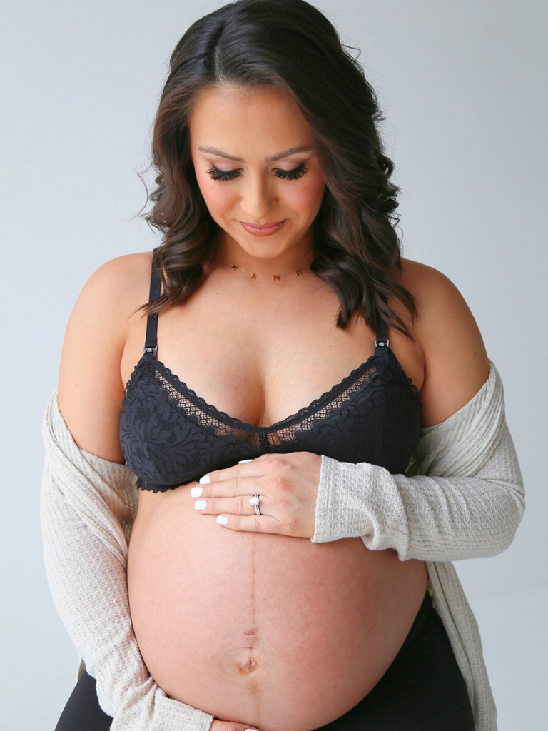 Pisexur Nursing Bra Womens Lace Maternity Breastfeeding Bra